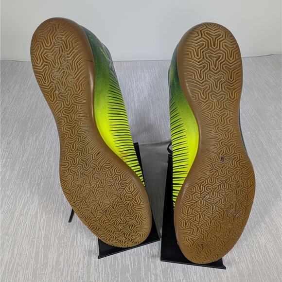 Nike MercurialX Soccer Shoes Mens US 9.5 Seaweed Volt 852526 376 main image 9